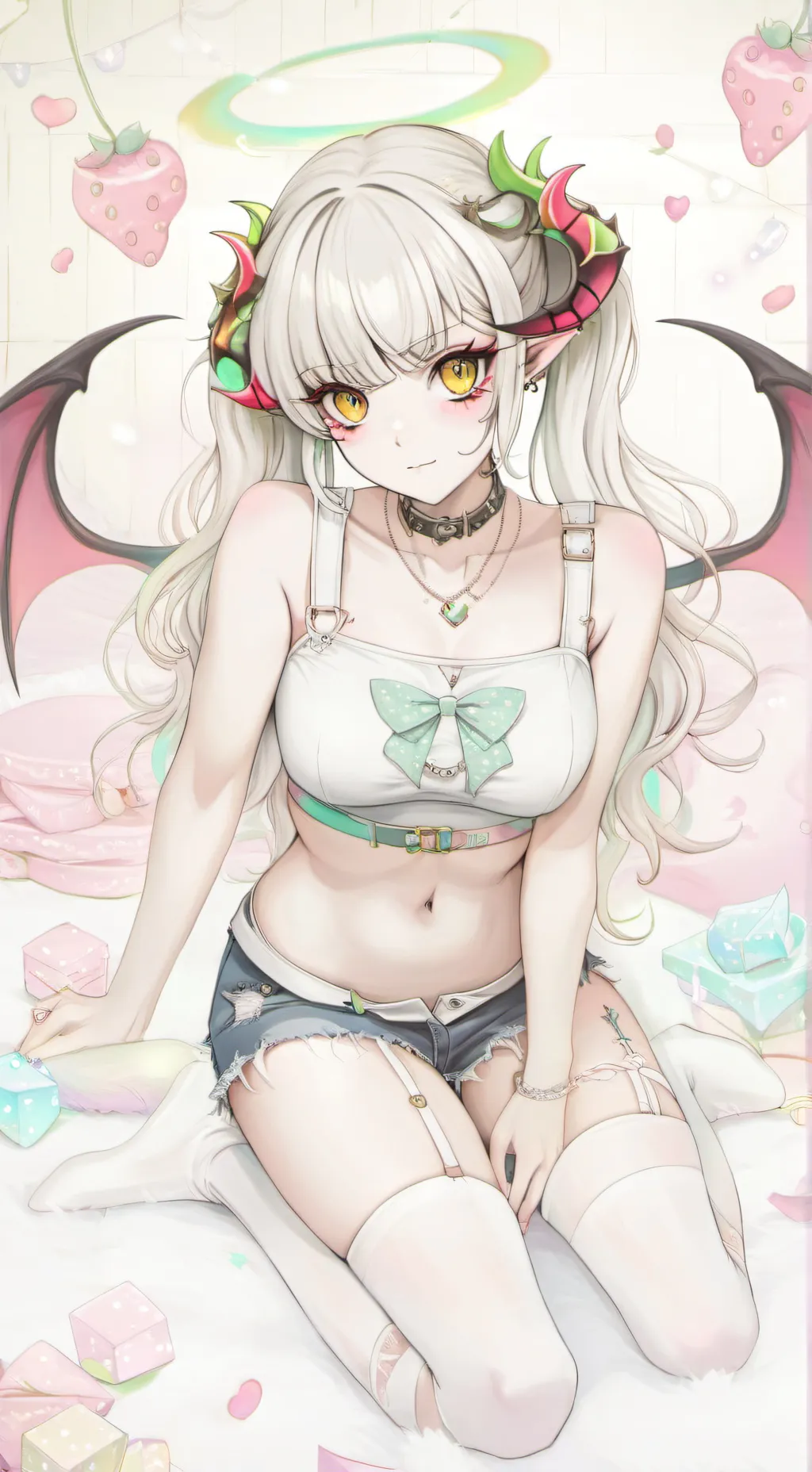 ai character: Lotus background