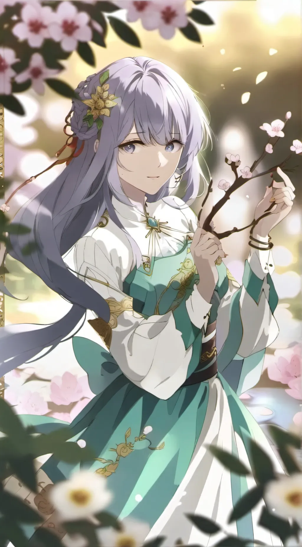 ai character: tienda background