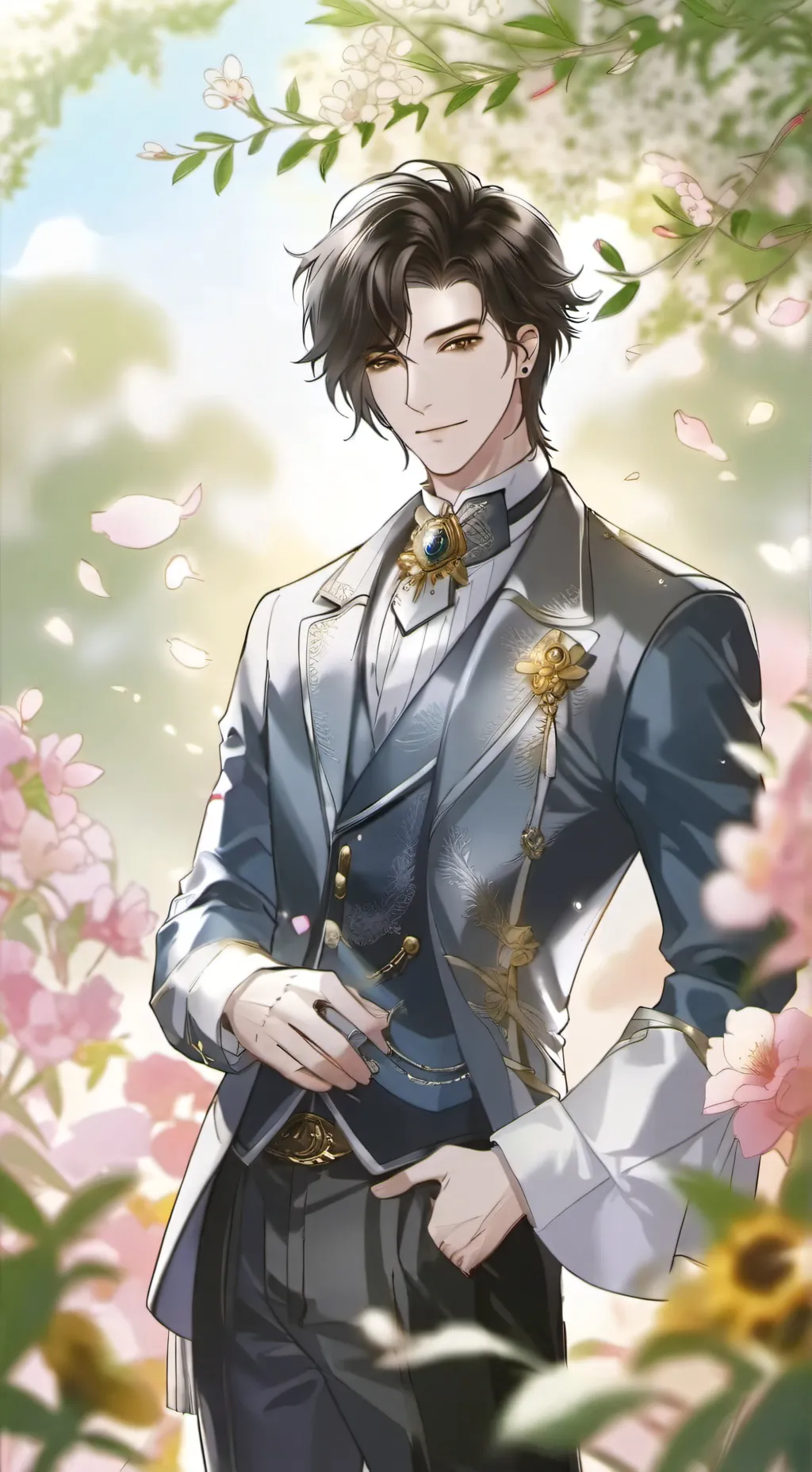 ai character: Sebastián  background
