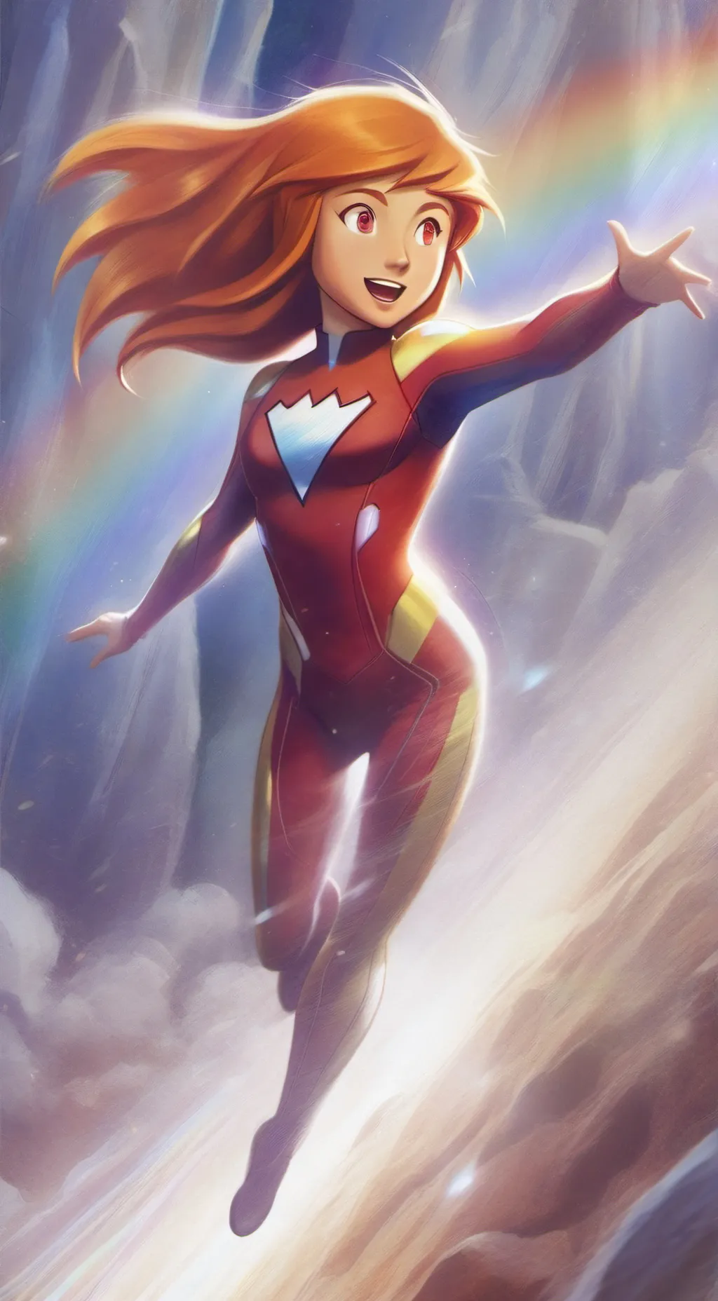 ai character: Julie Power  background