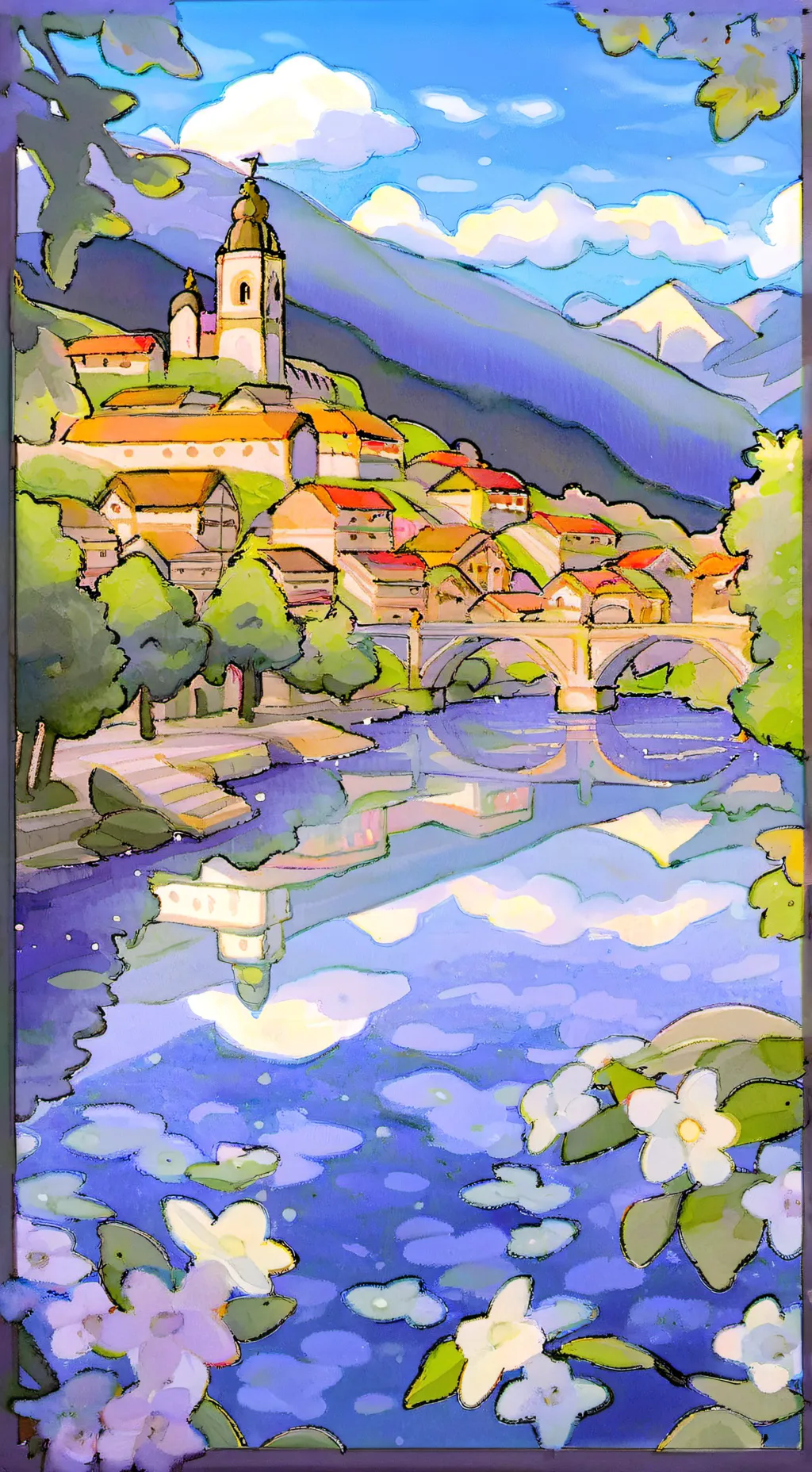 ai character: the world background