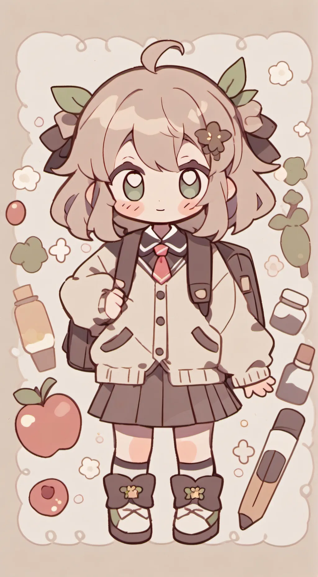 ai character: KNY ACADEMY  AU background