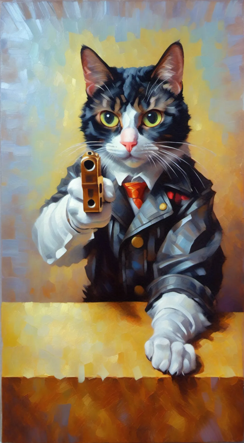 ai character: MHA Cat background
