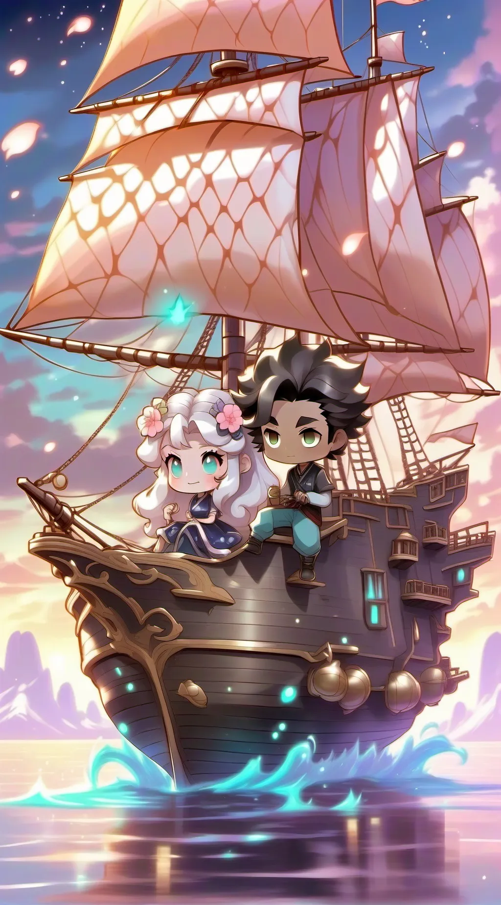ai character: BlackBlossom background