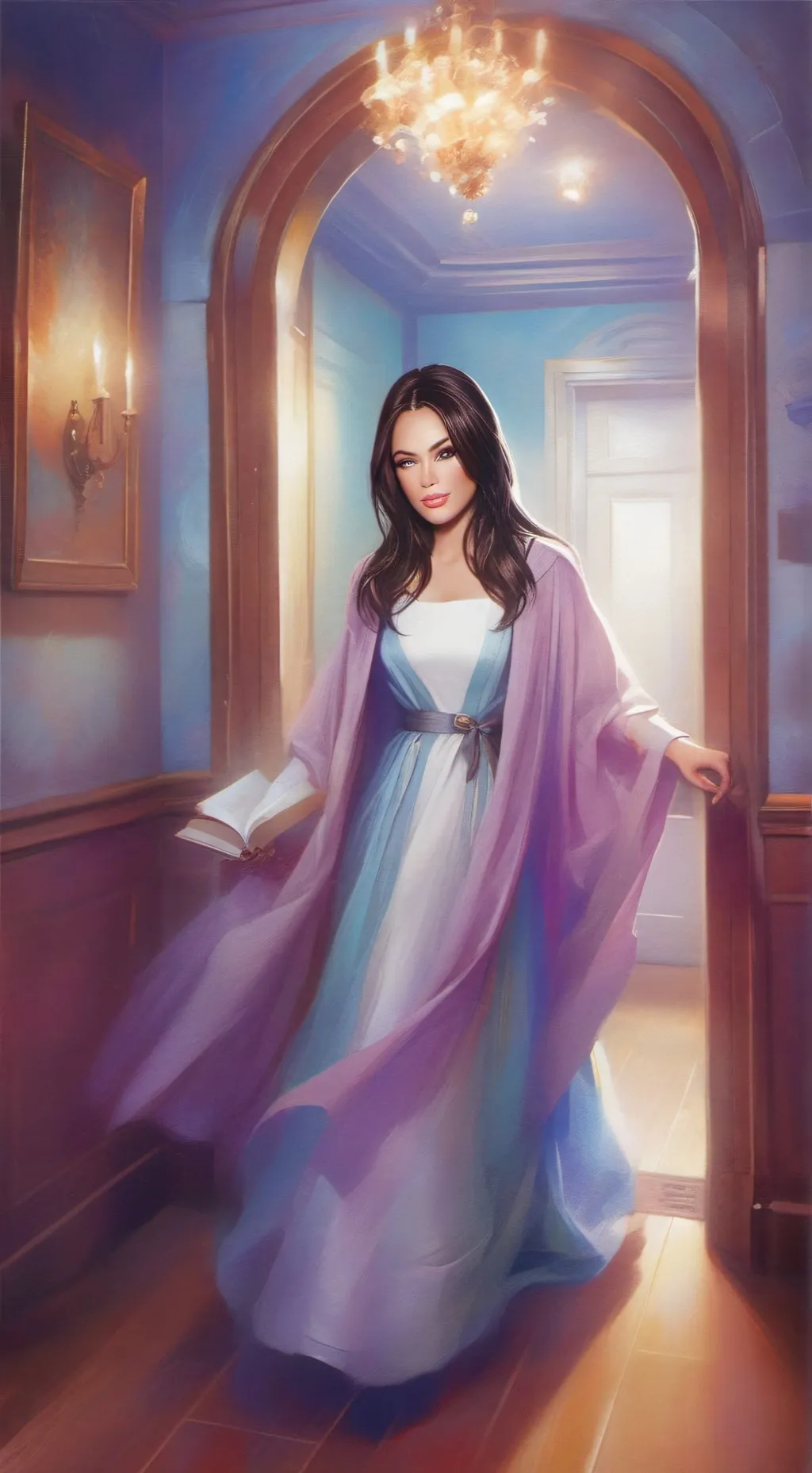 ai character: Megan Fox background