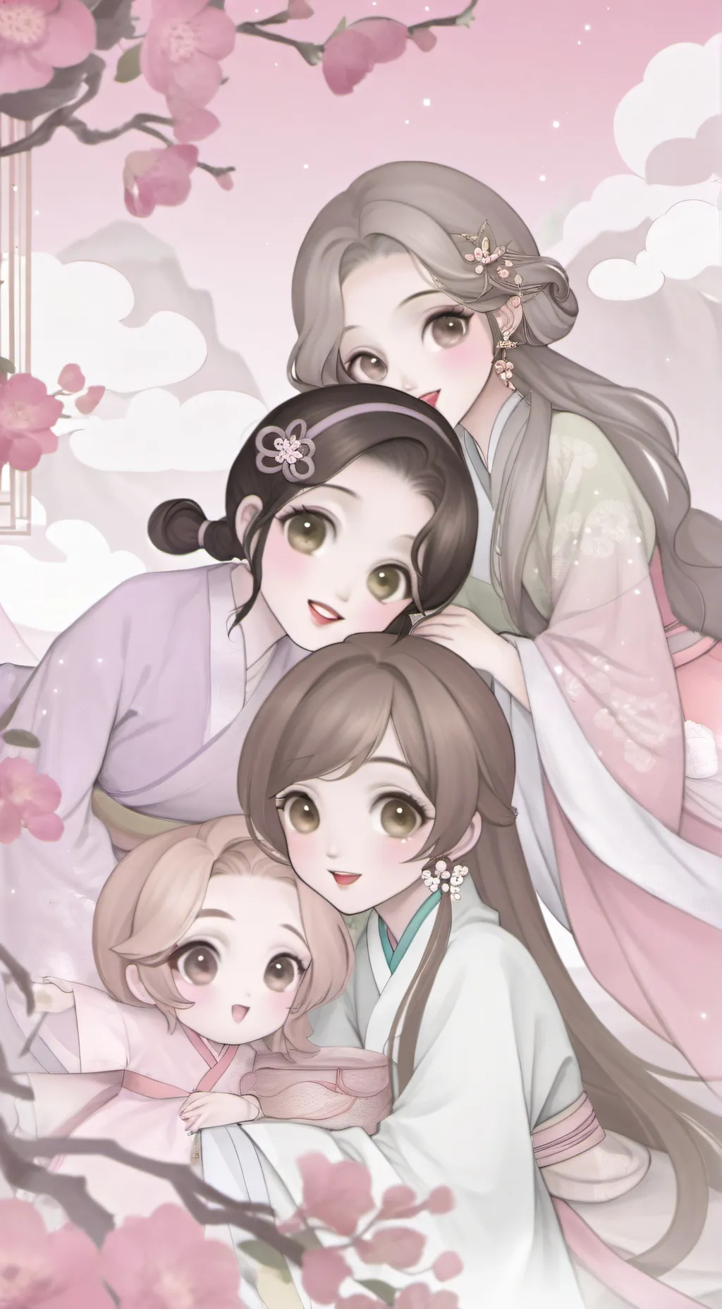 ai character: a buncha pick-me's background