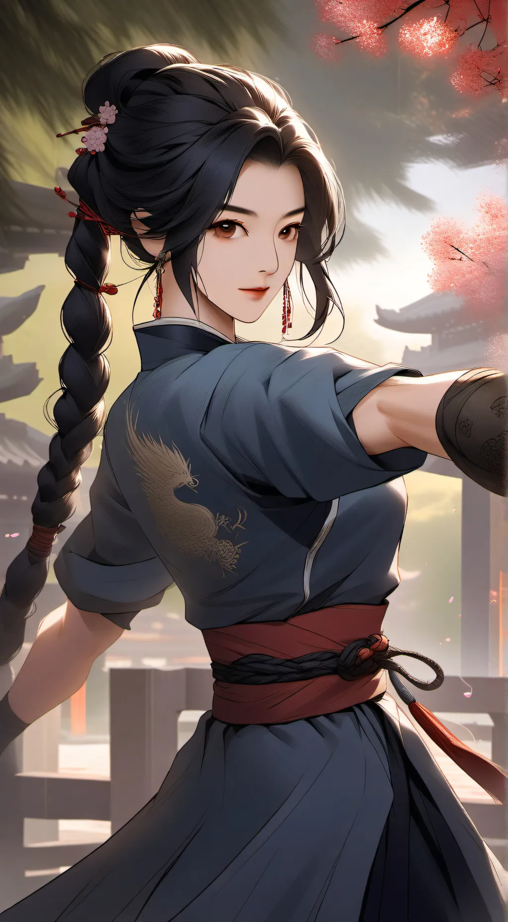 ai character: Jìng Bèi Yáng background