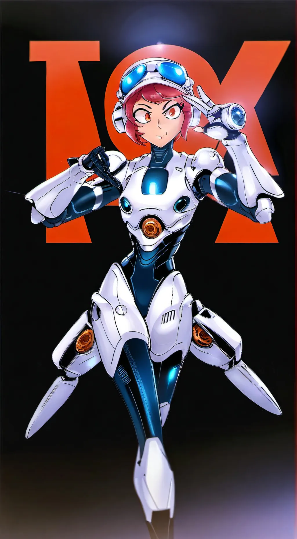 ai character: x luna  background