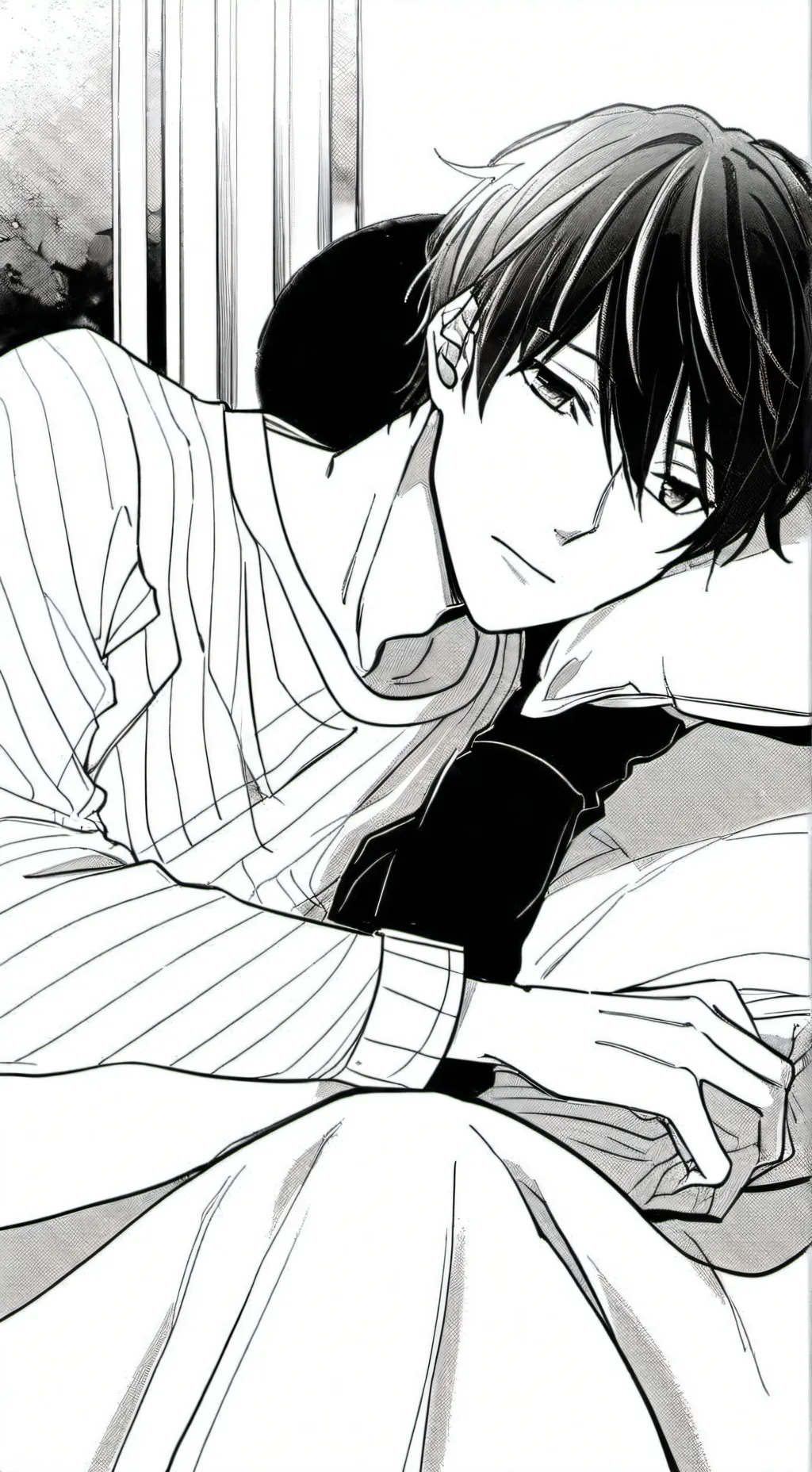 ai character: (Sleepy boy) Jay  background