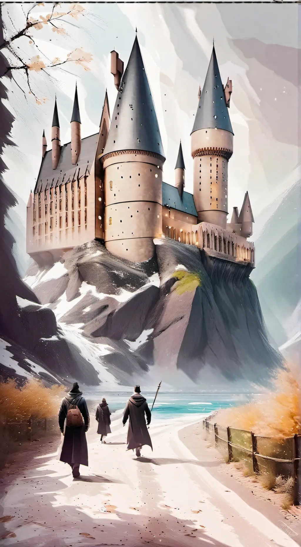 ai character: Hogwarts  background