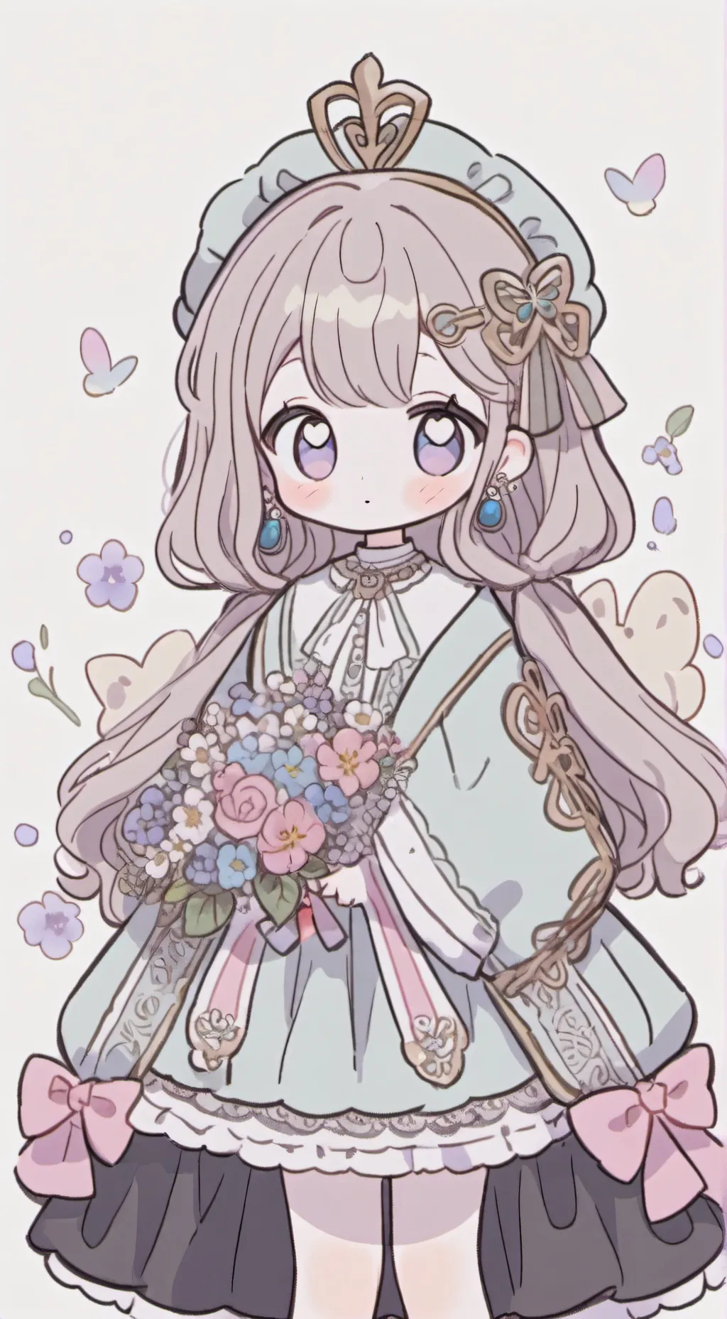 ai character: baby factory  background