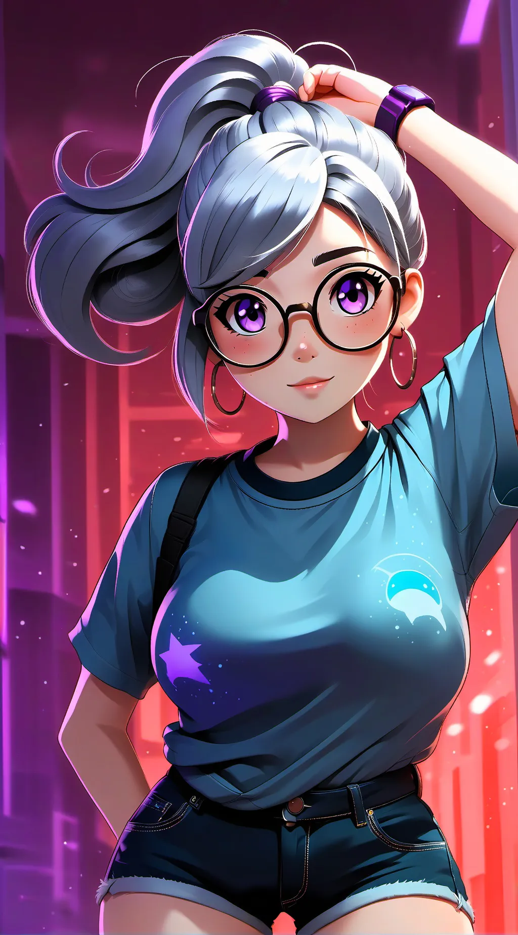 ai character: mha flowers background