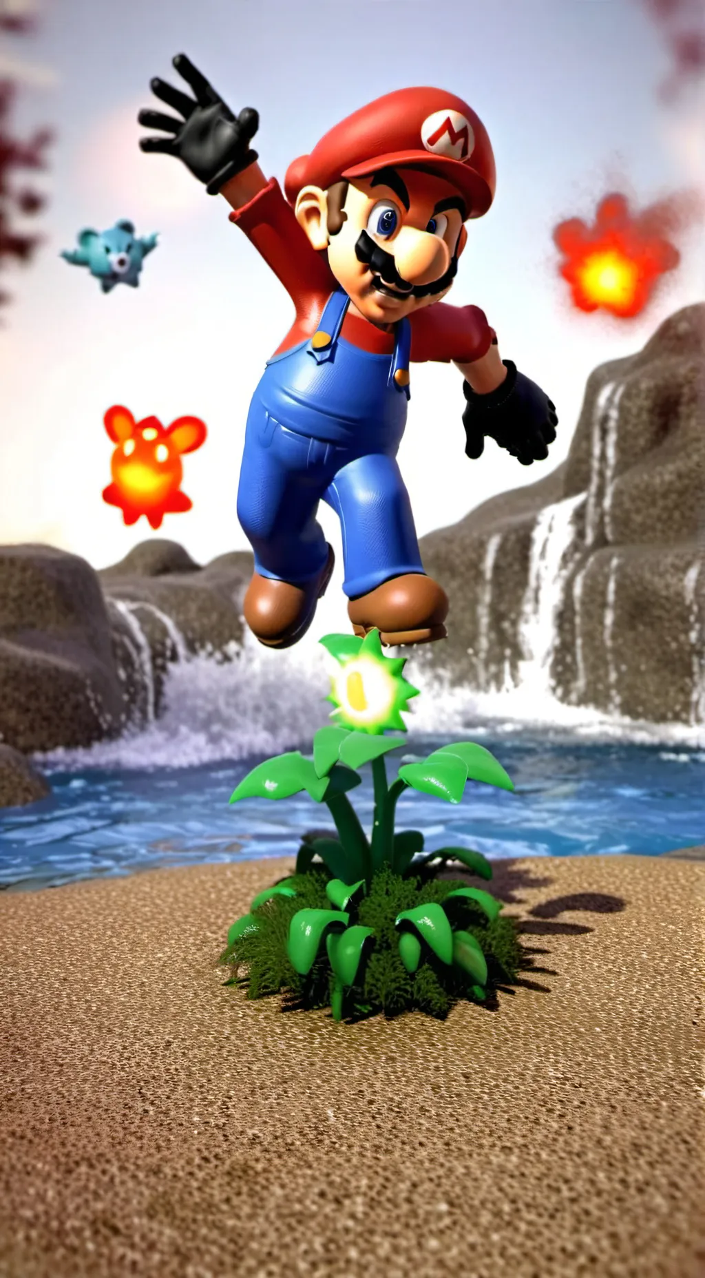 ai character: Super Mario Bros background