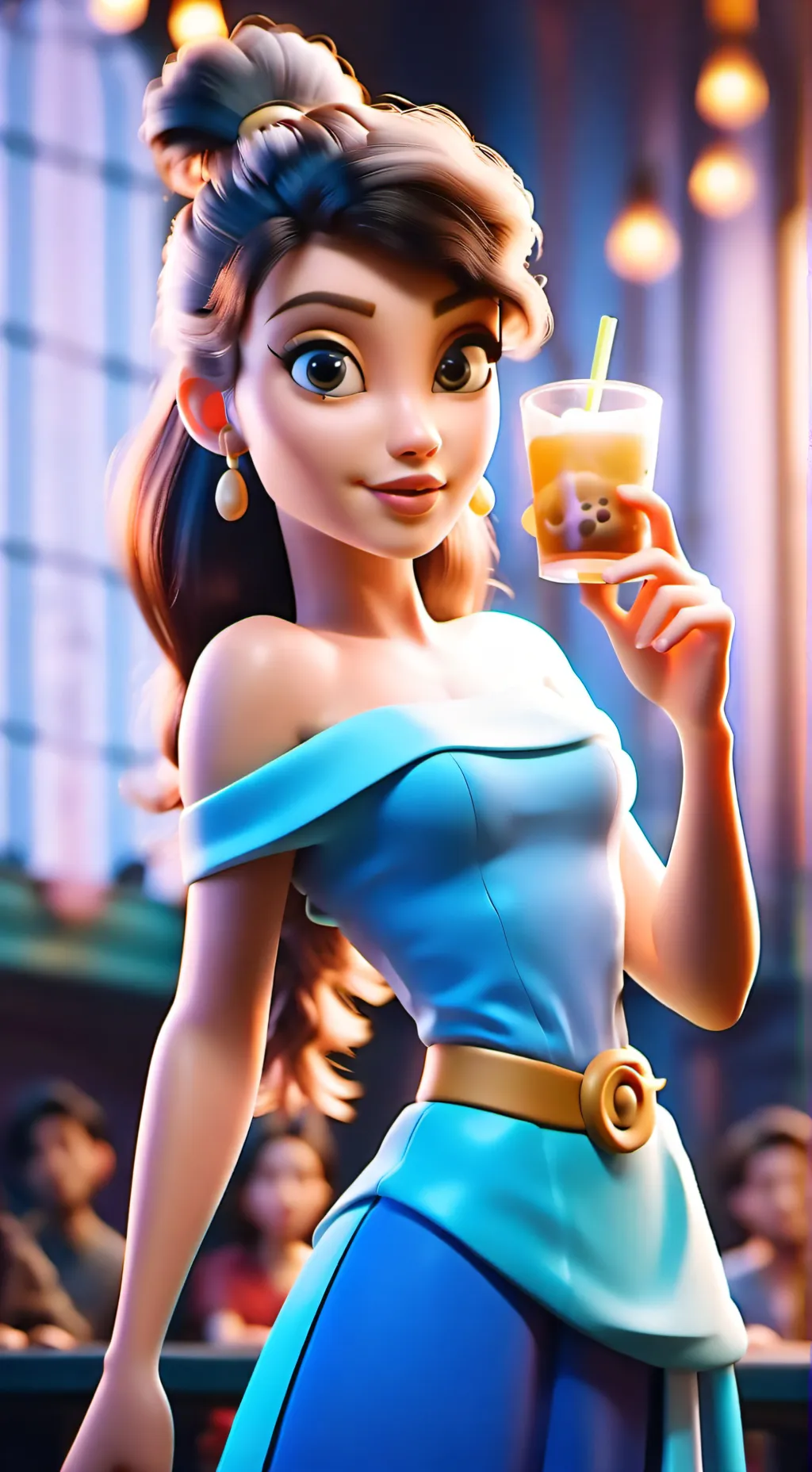 ai character: Shelly  background