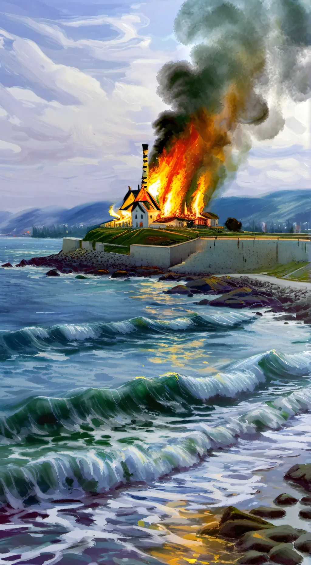 ai character: The Fire Incident background