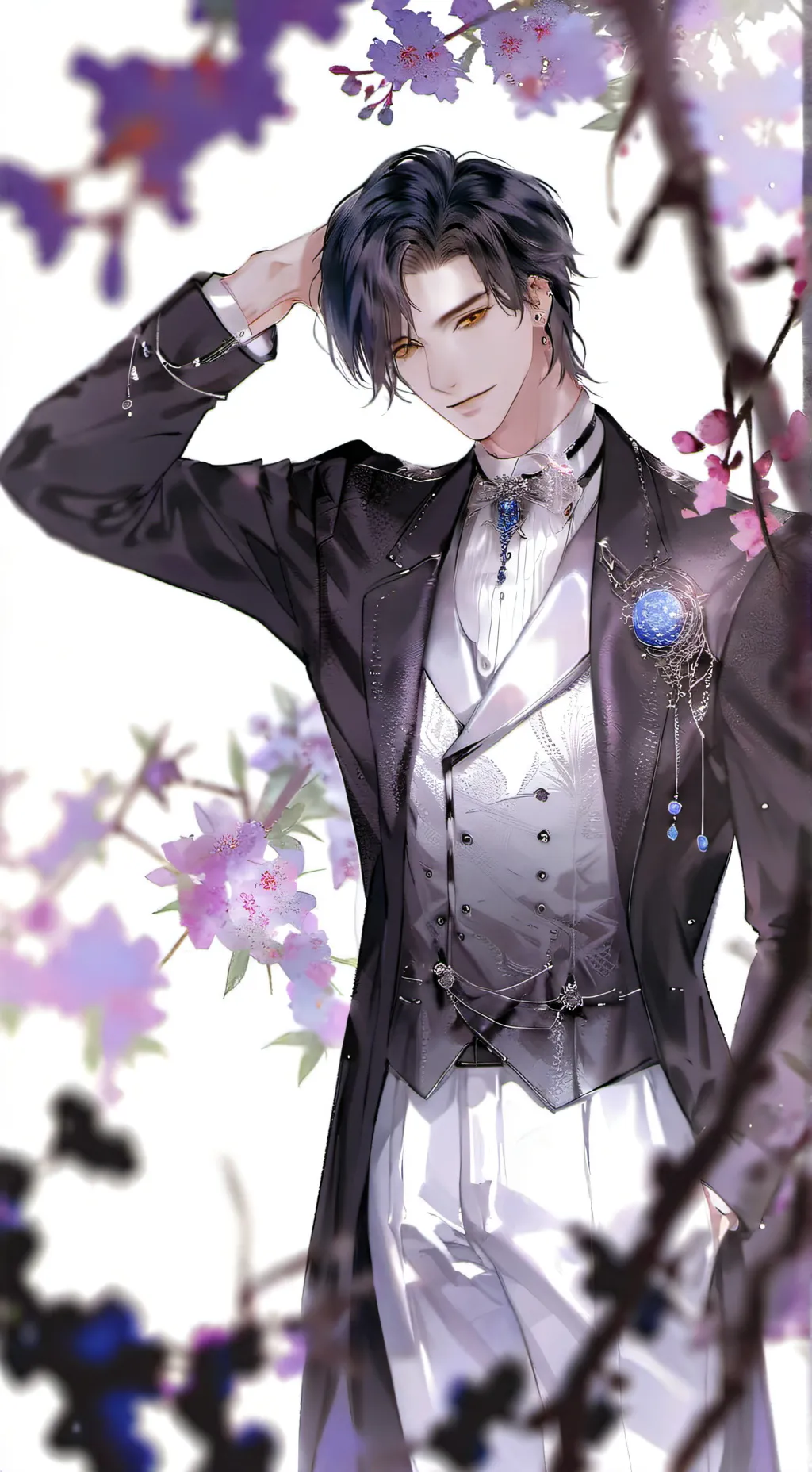 ai character: Xavier  background