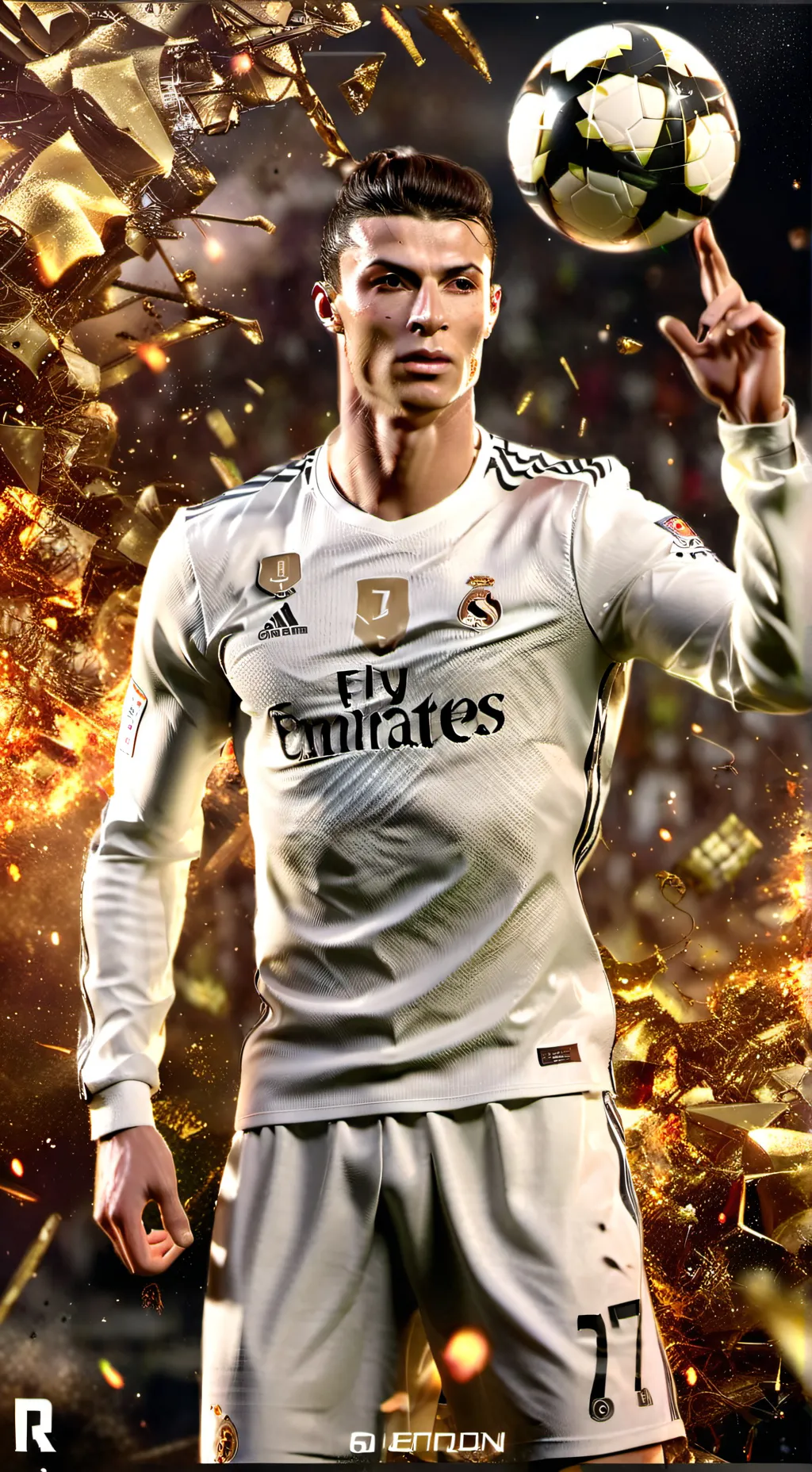 ai character: cristiano ronaldo🤑 background