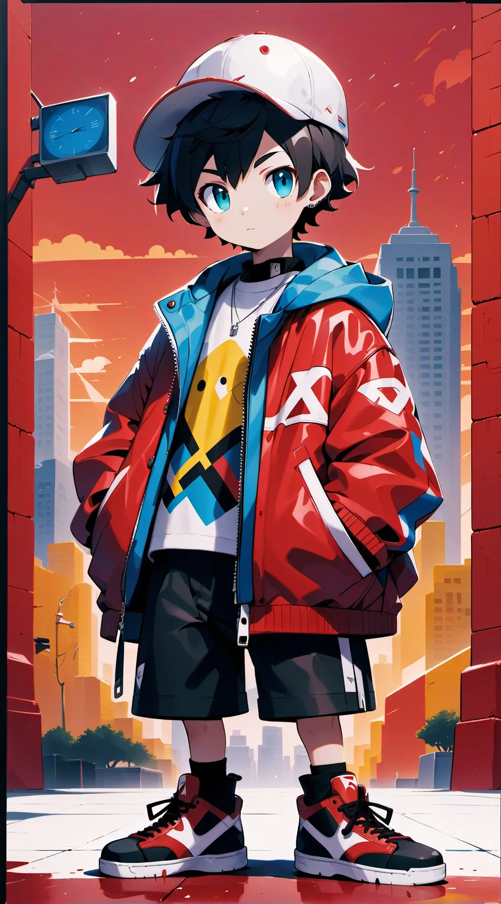 ai character: Саша background
