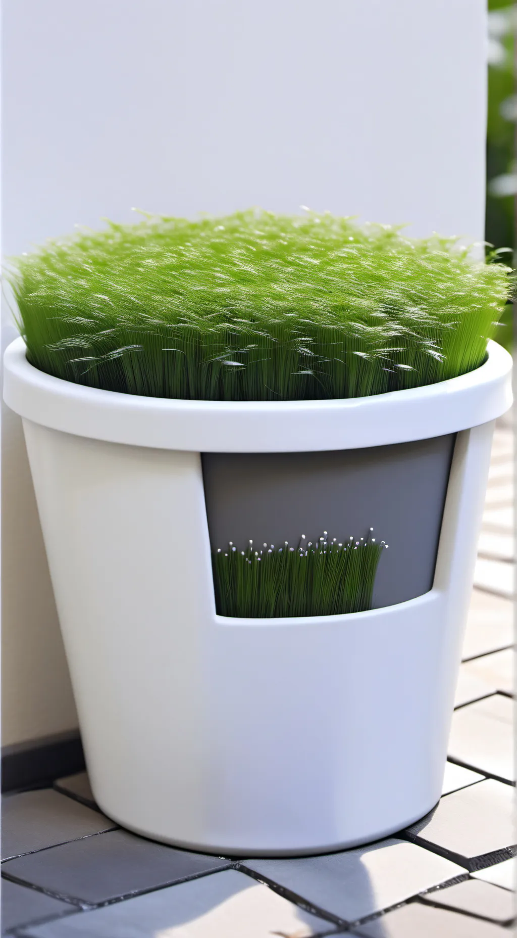 ai character: Roasting grass background