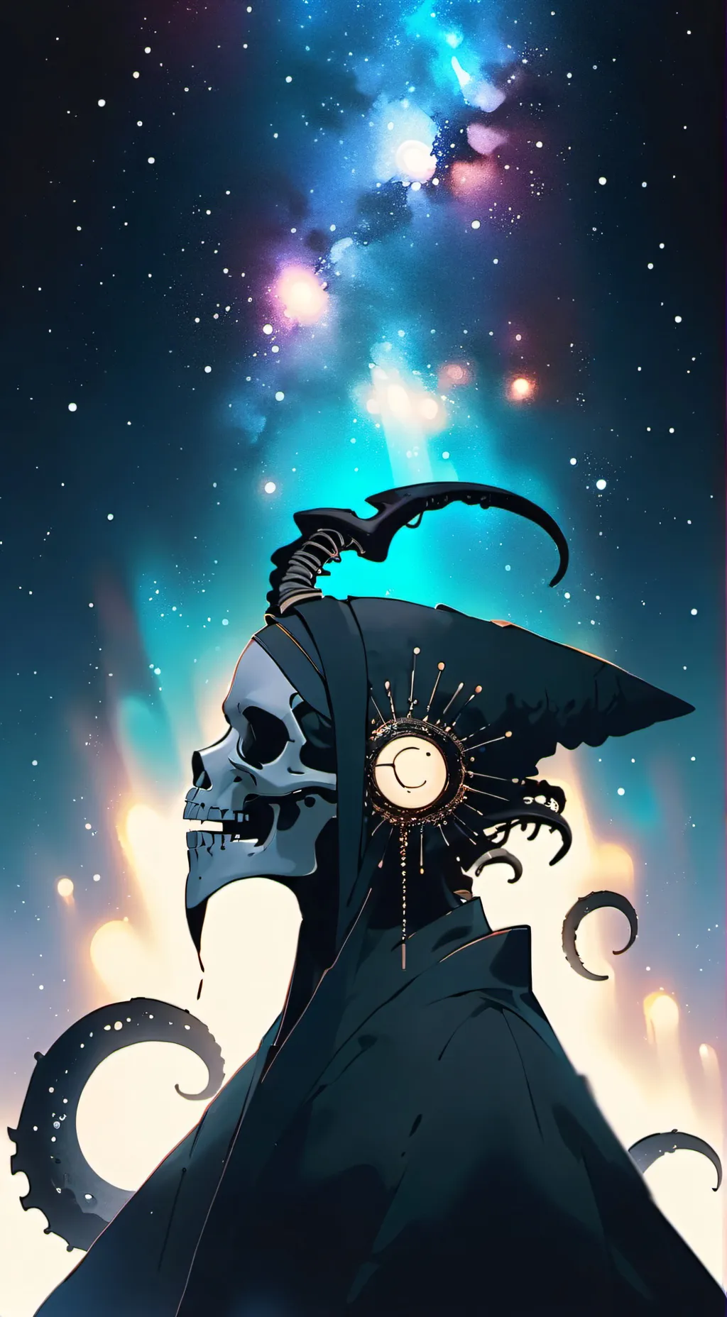 ai character: Siren head background
