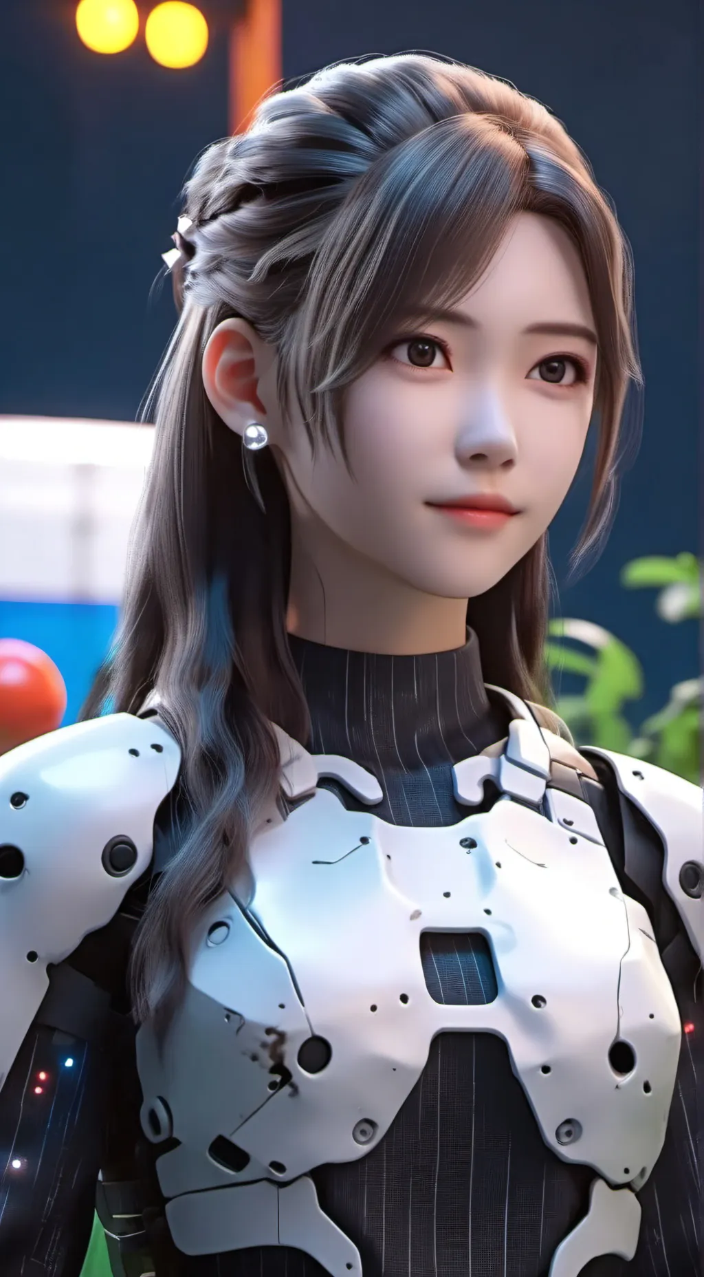 ai character: B1 kid robot  background