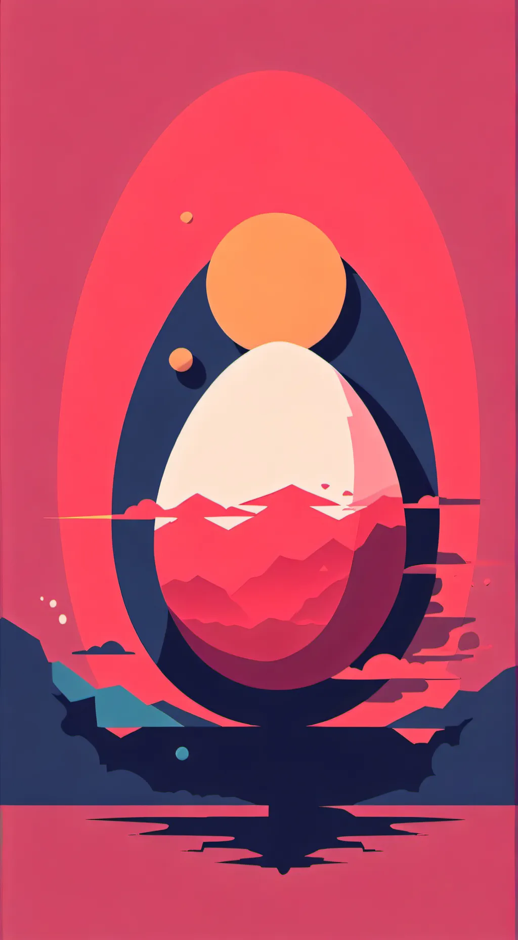 ai character: Egg background