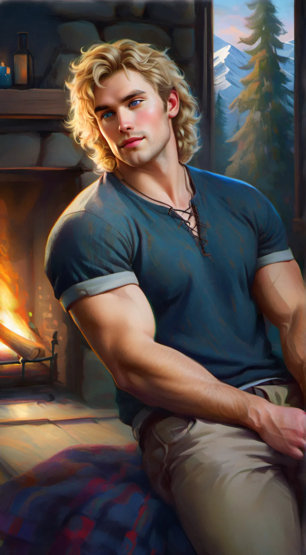 ai character: Lucas background
