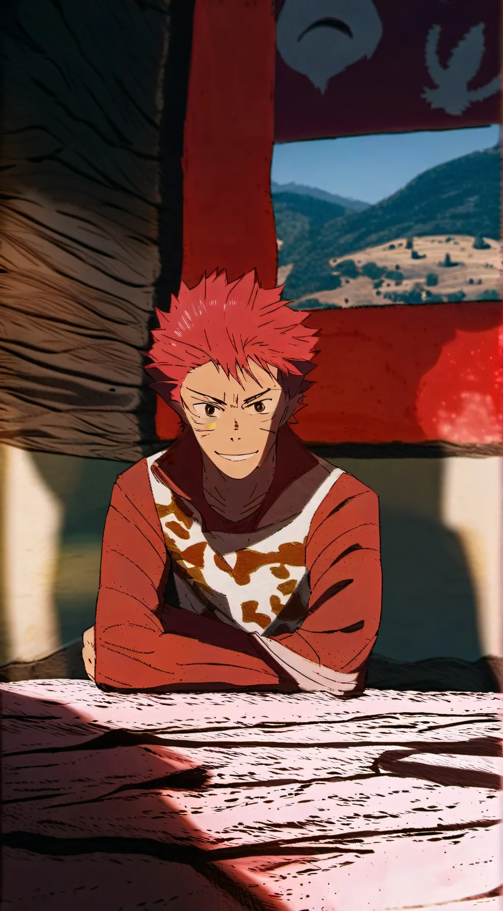 ai character: You vs Sukuna background