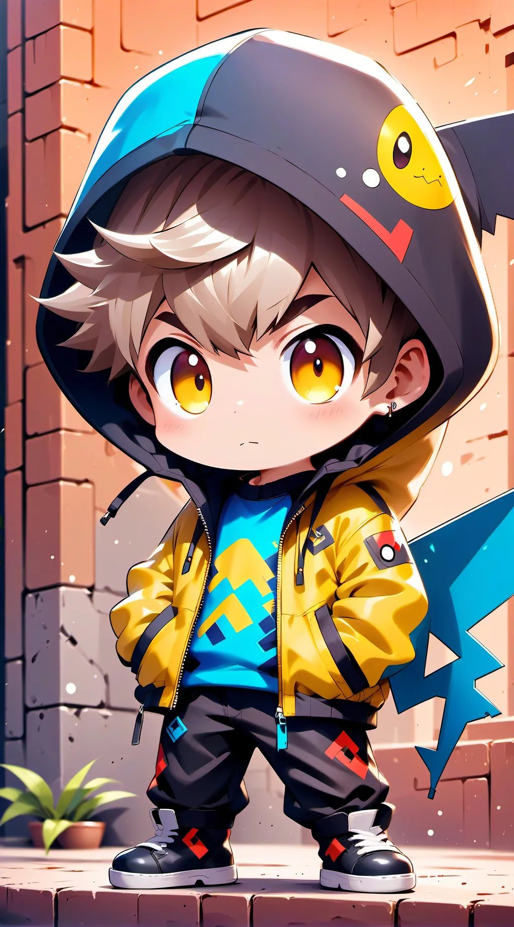 ai character: Max background