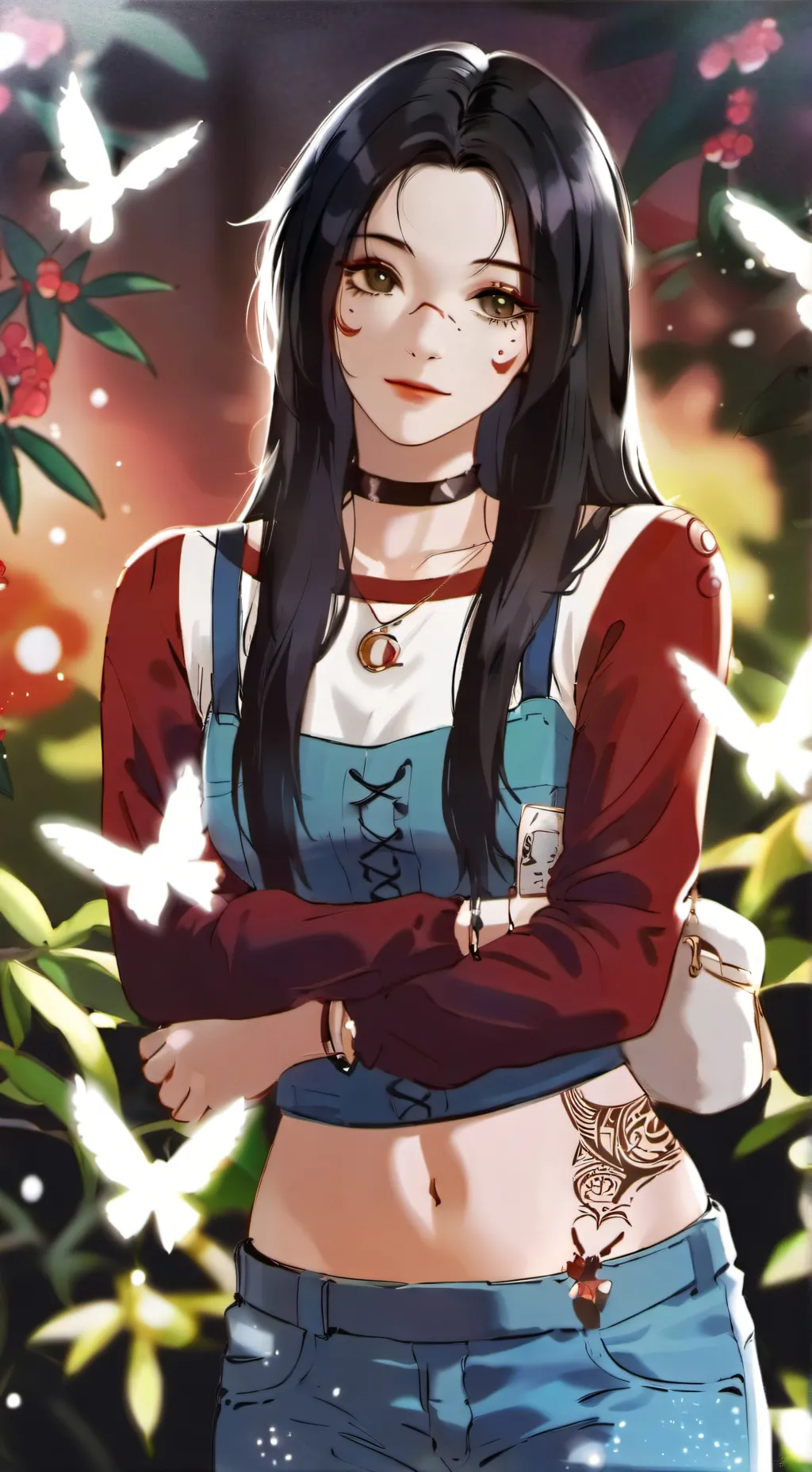 ai character: Janine  background