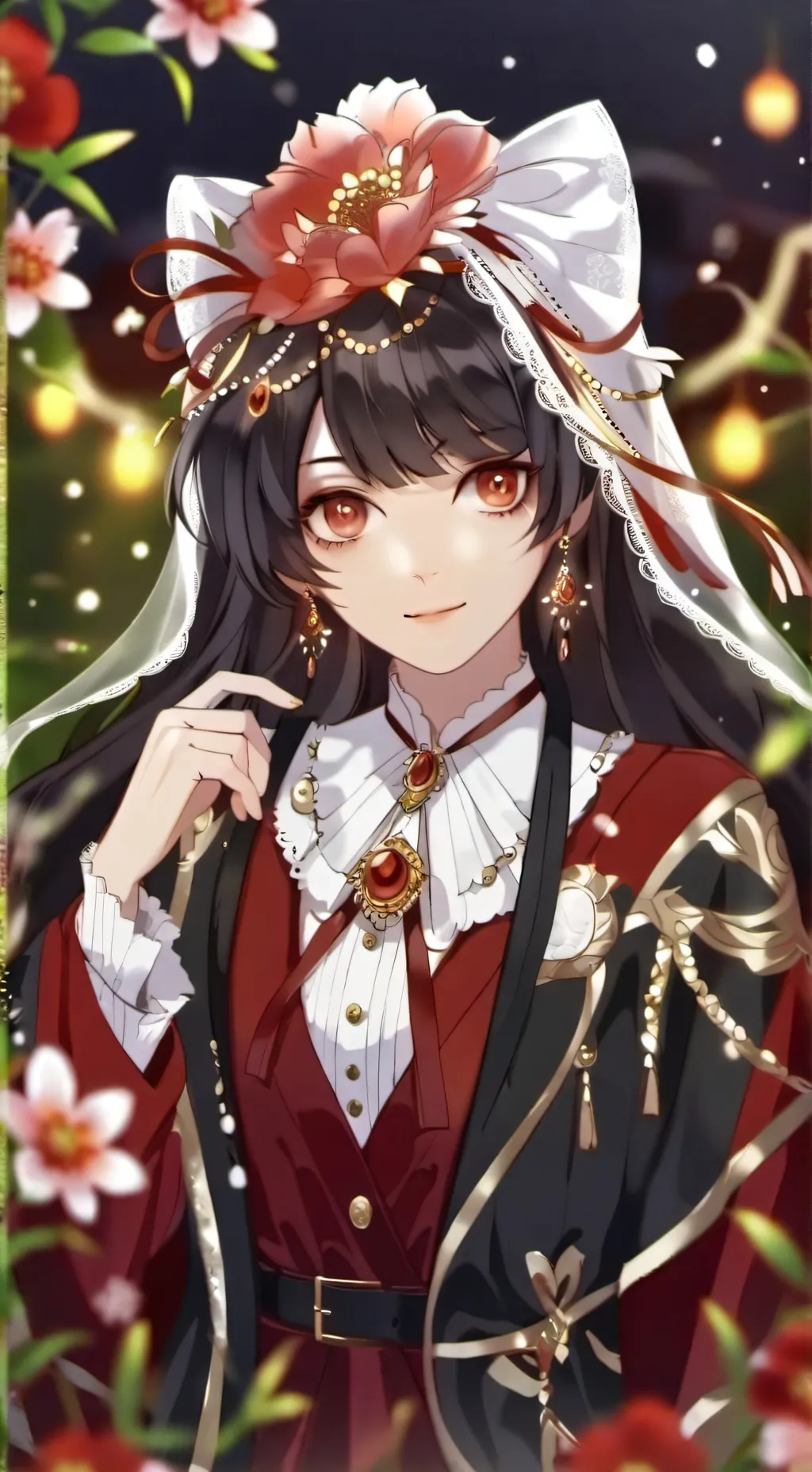 ai character: ur loving gf background