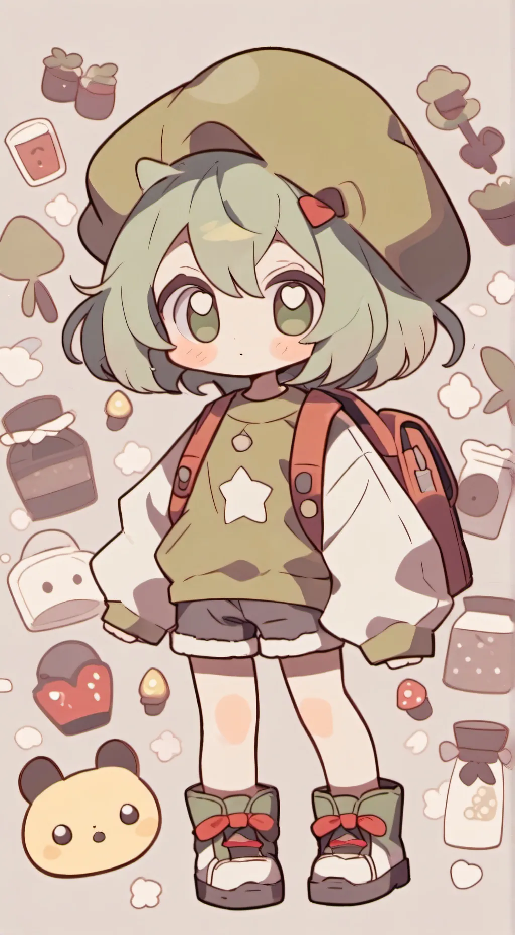 ai character: KINDERGARTEN BKDK background
