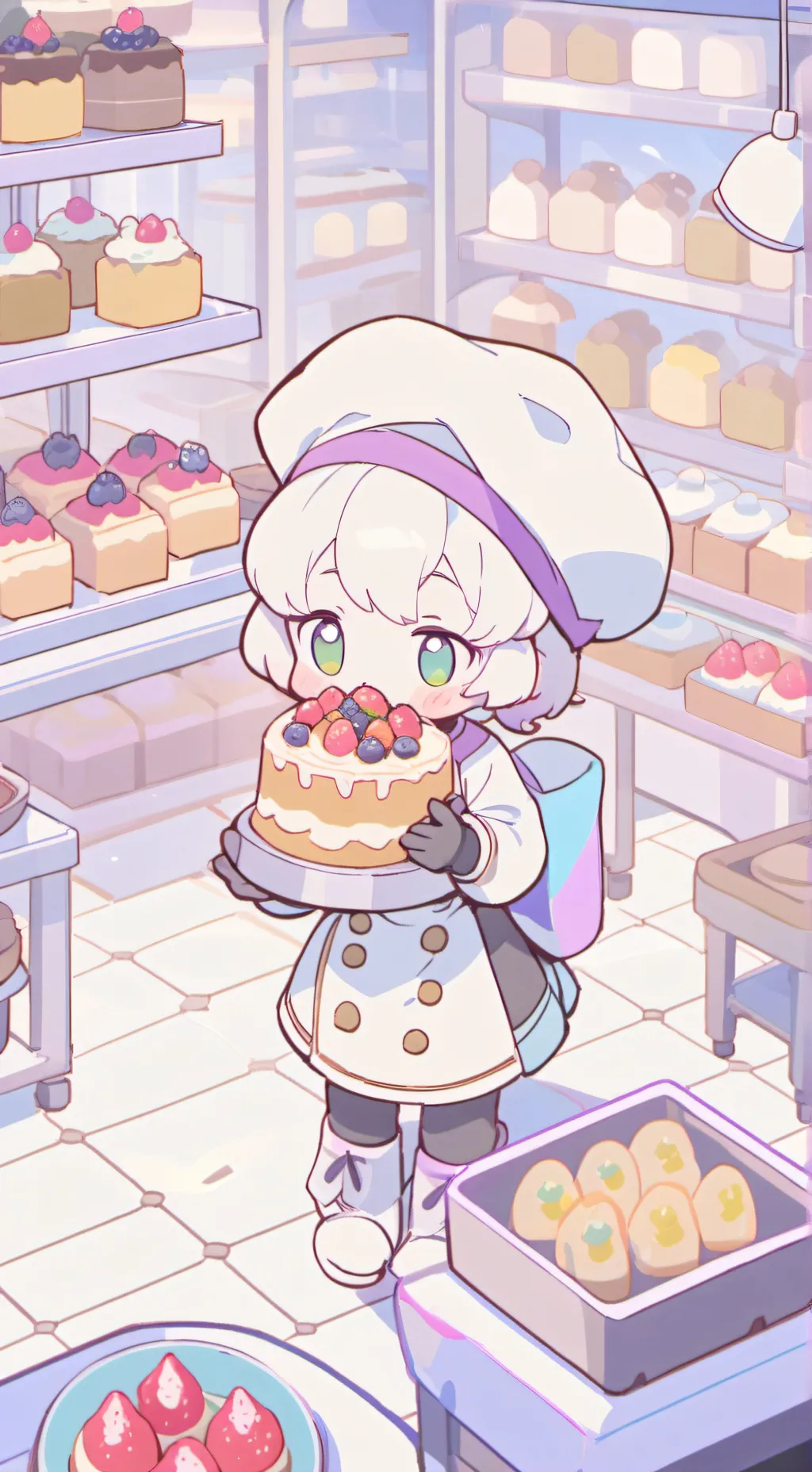 ai character: Dw :( background