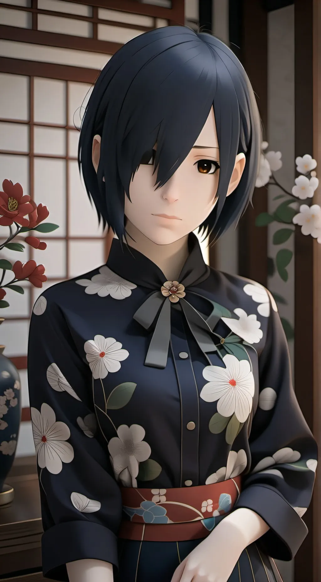 ai character: Uchiha background