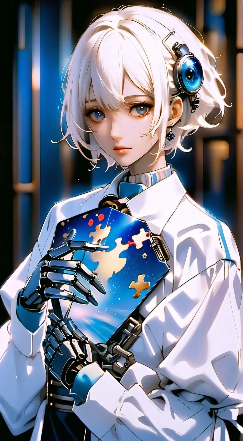 ai character: Kaleidoscope background