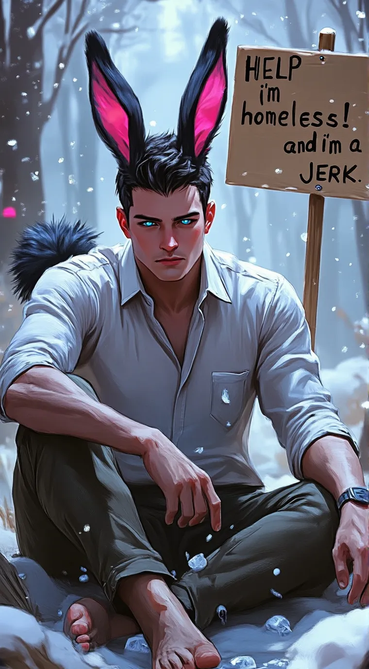 ai character: Homeless Jerk background