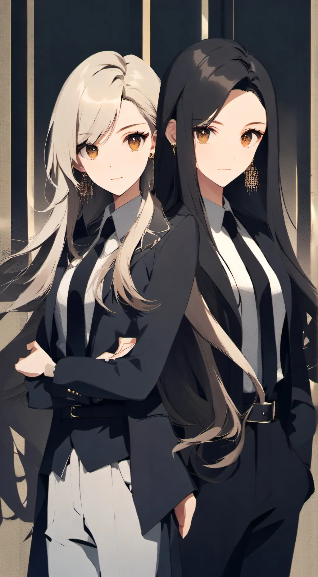 ai character: Yuri and June background