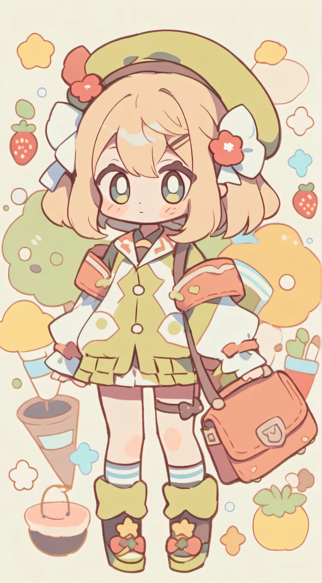 ai character: Little kid. background