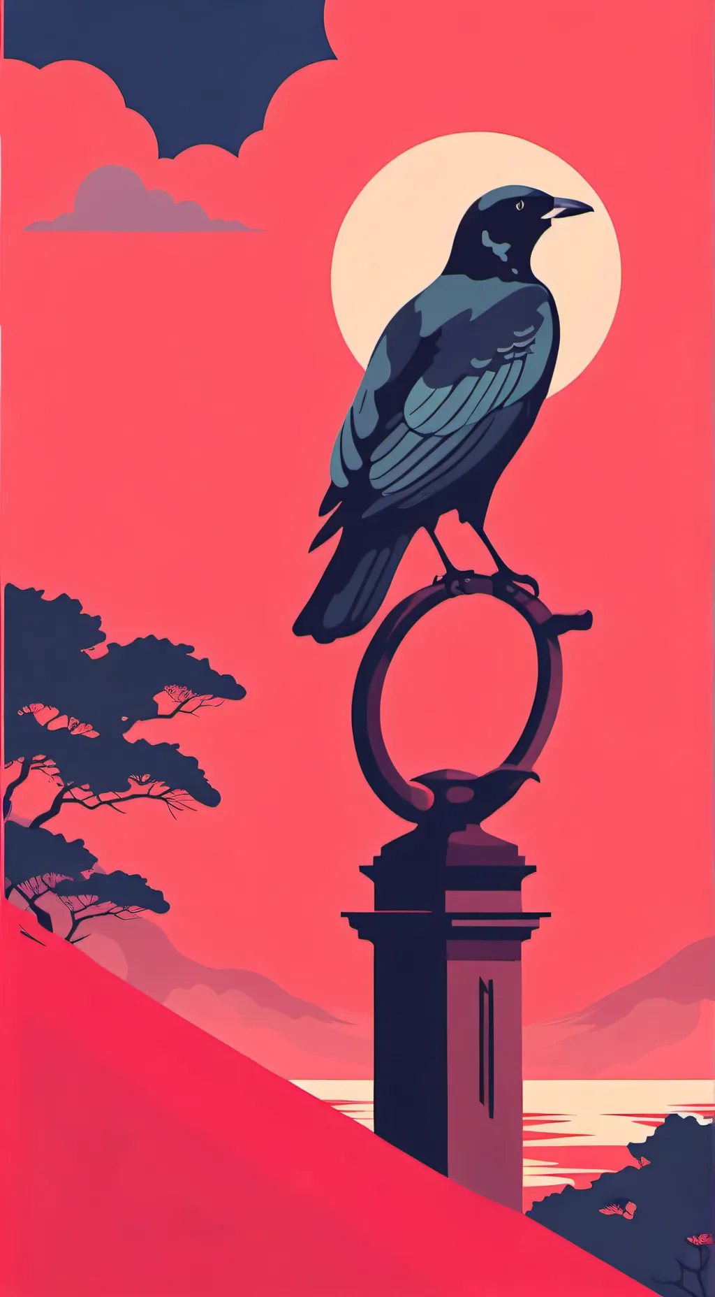 ai character: Bird ￼ background