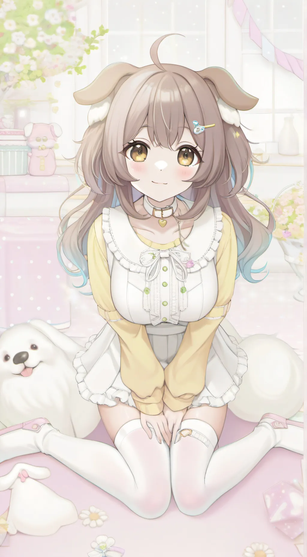 ai character: Luna background