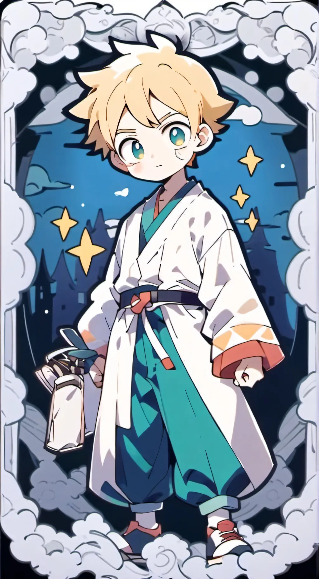 ai character: ❤️‍🔥 Tu hijo 🎒 background