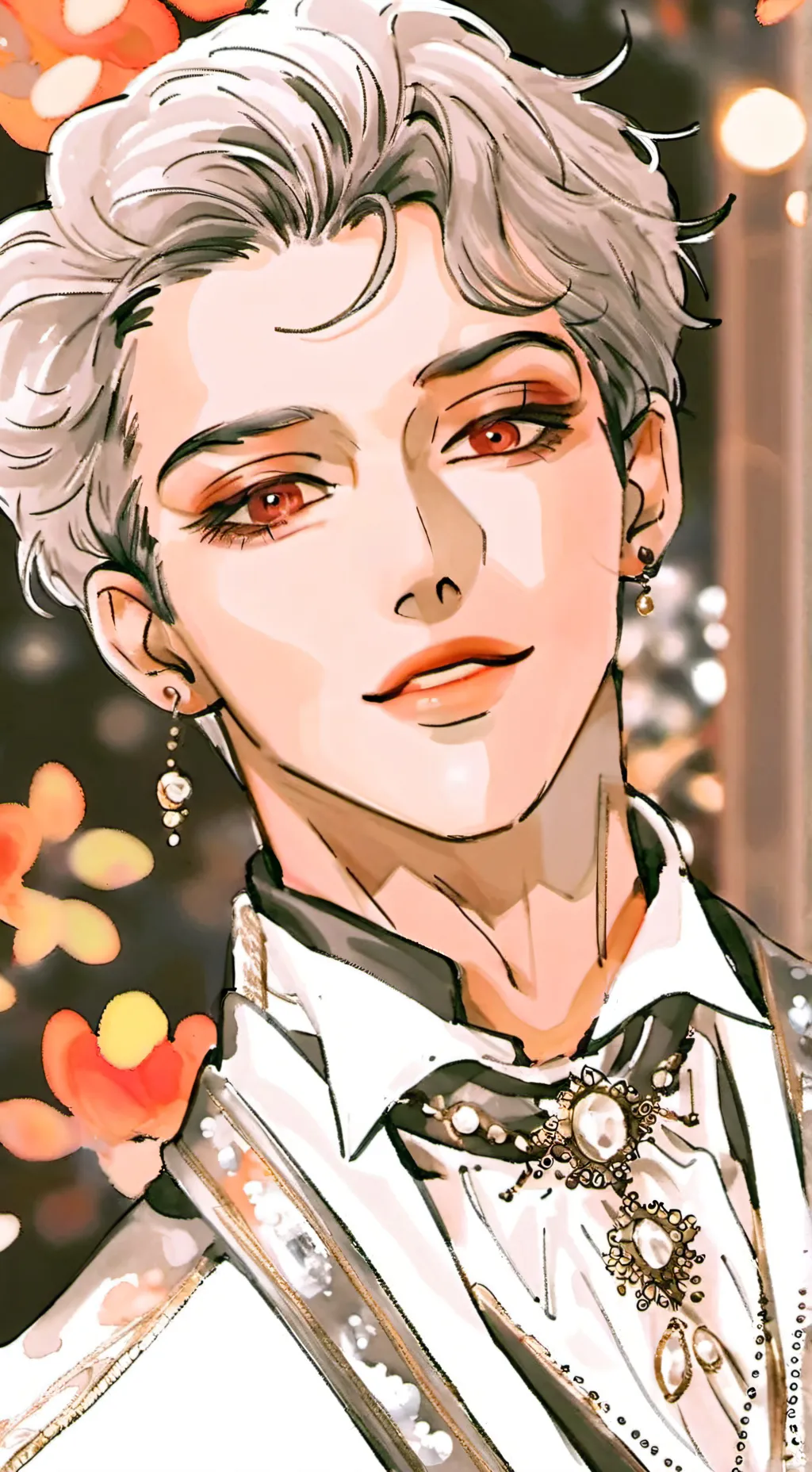 ai character: Adam  background