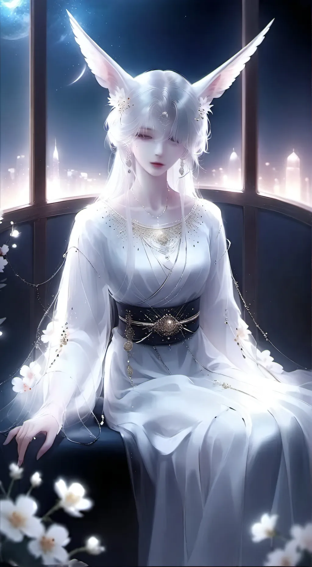 ai character: Angela  background