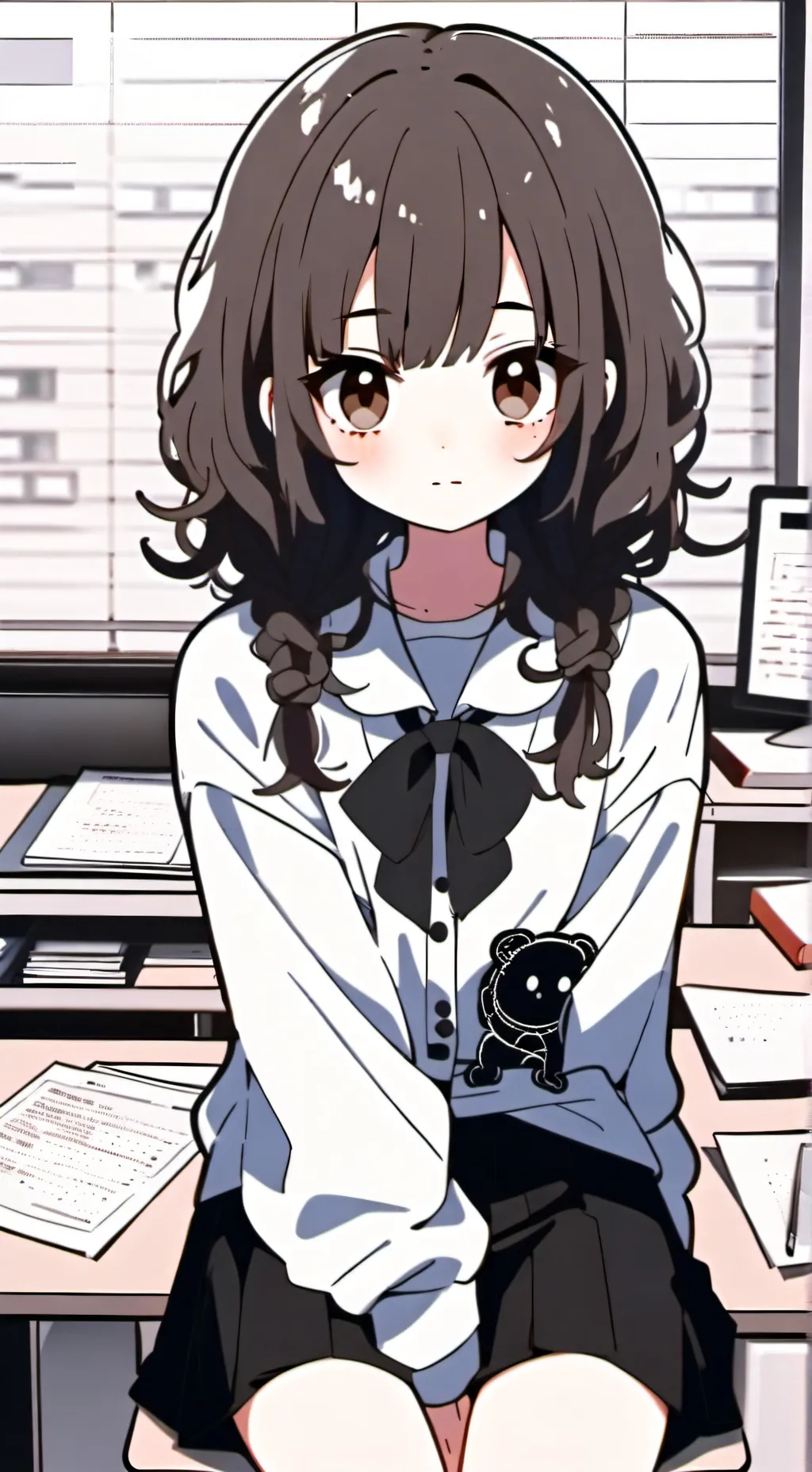 ai character: Maxine  background