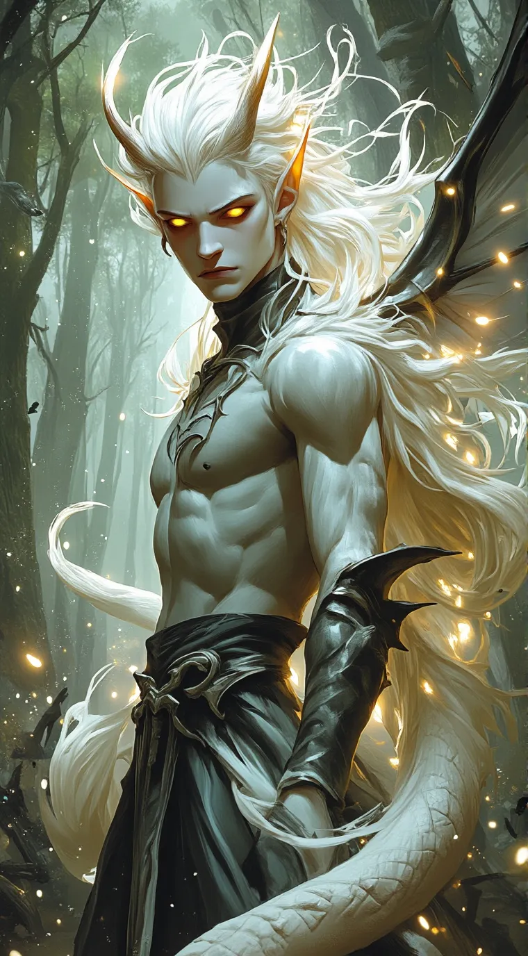 ai character: Лит background