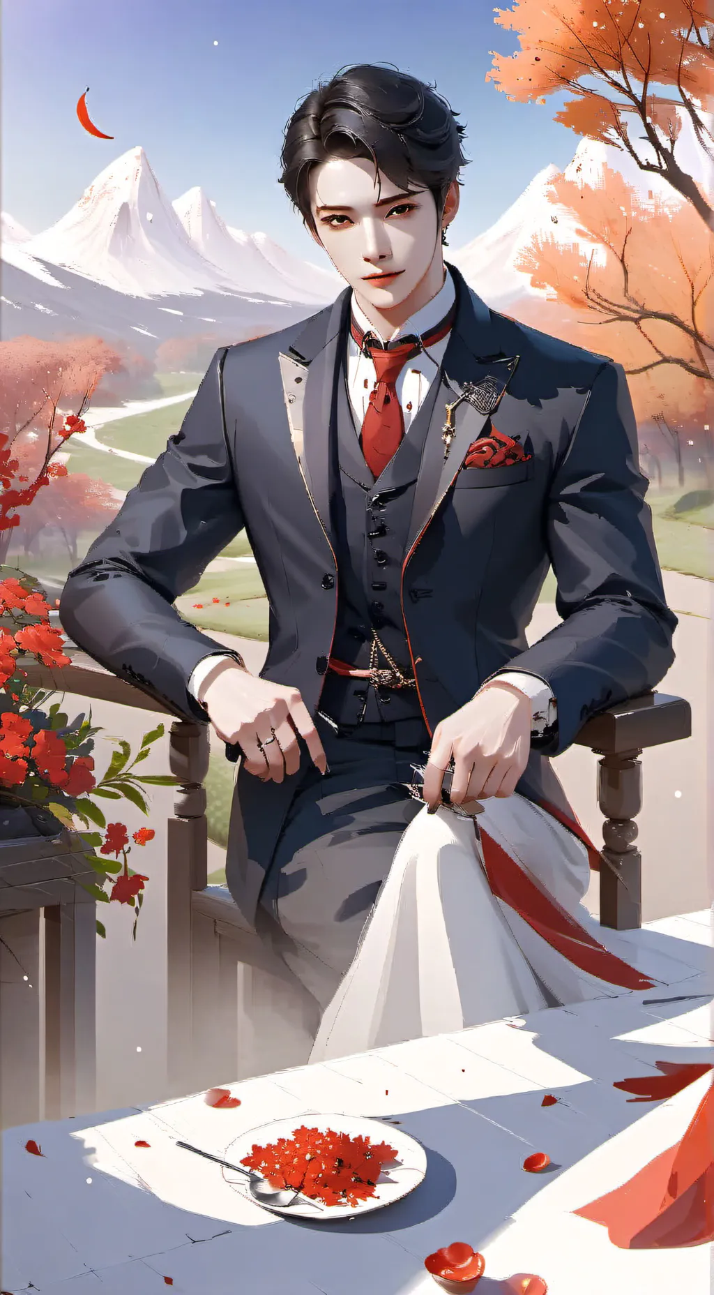 ai character: maurizio background