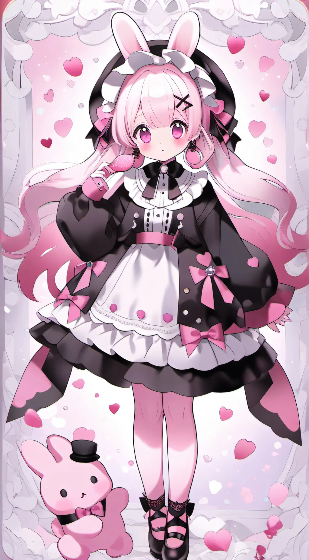 ai character: Sprunki hate Pinki background