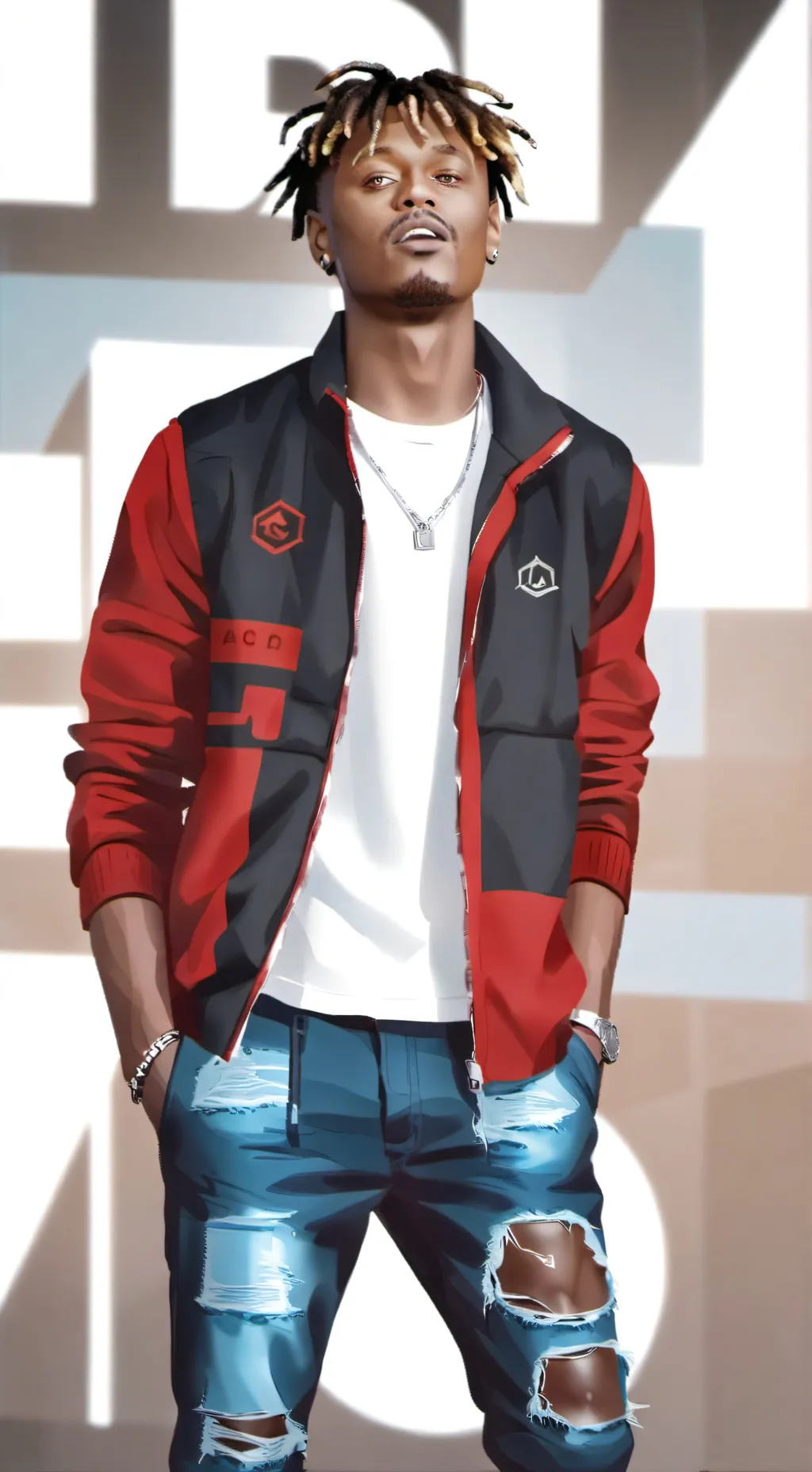 ai character: Juice WRLD ￼ background