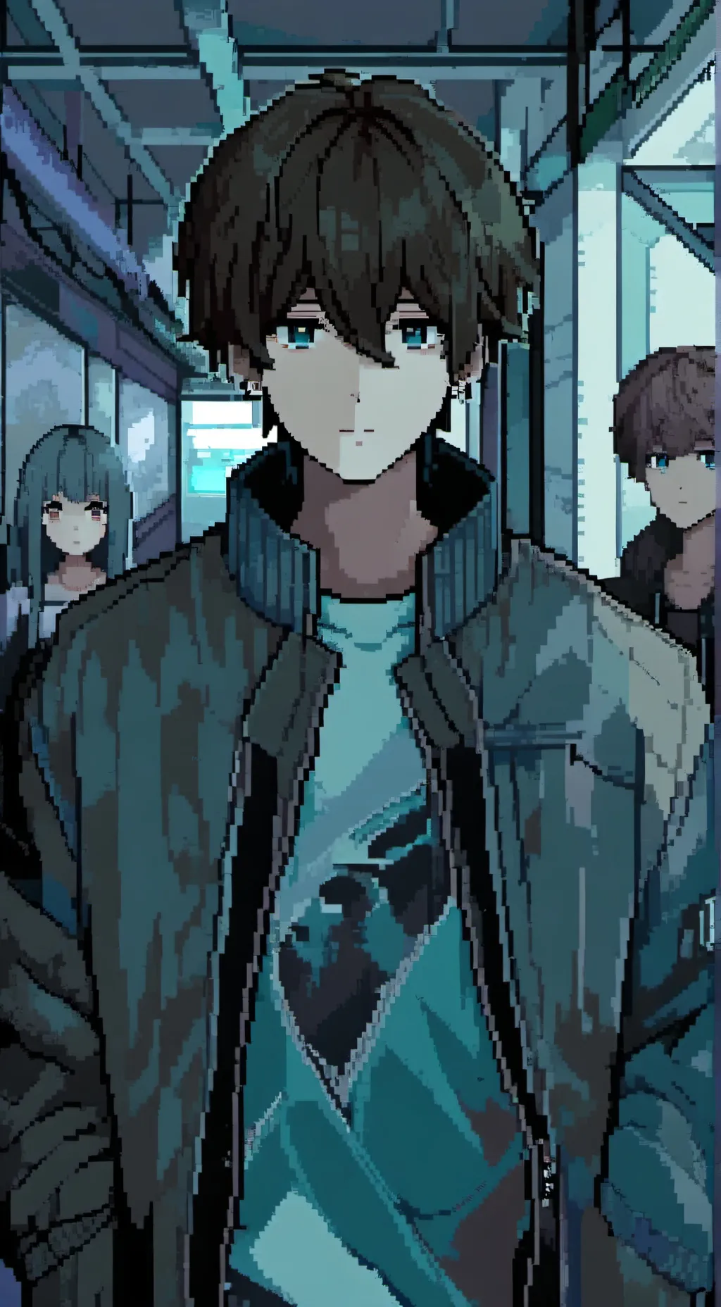 ai character: SKZ dark romance background
