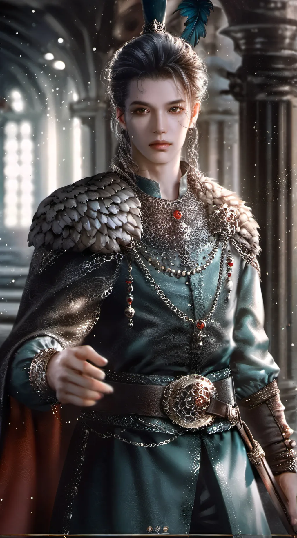 ai character: Микаэль background